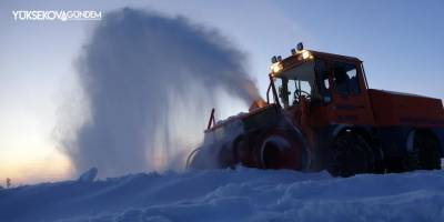 Kar püskürtme çalışmaları kartpostallık görüntüler oluşturdu