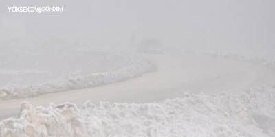 Yüksekova'da yoğun sis