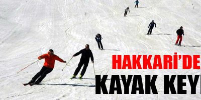Hakkari'de Kayak Keyfi