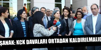 Kışanak: KCK davaları ortadan kaldırılmalıdır
