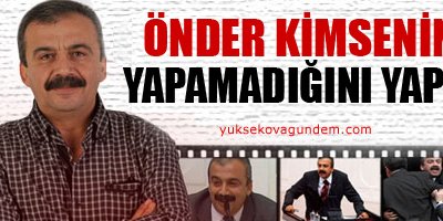 Önder kimsenin yapamadığını yaptı
