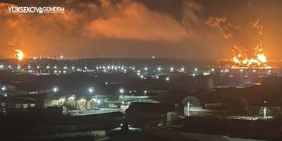 Ukrayna sınırındaki Rus petrol tesislerinde büyük yangın