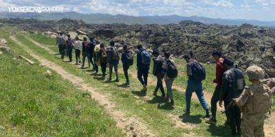 Çaldıran’da 15 düzensiz göçmen yakalandı