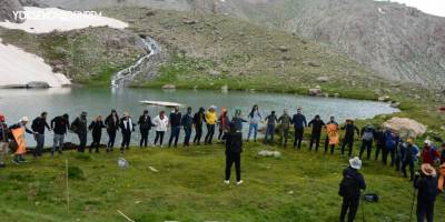 İki mevsimin bir arada yaşandığı Berçelan Yaylası’na doğa yürüyüşü