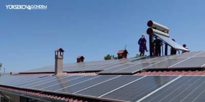 Almanya'dan döndü, evine ve camiye GES kurdu