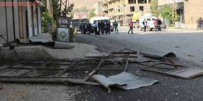 Yüksekova'da tüp patlaması: 2 yaralı