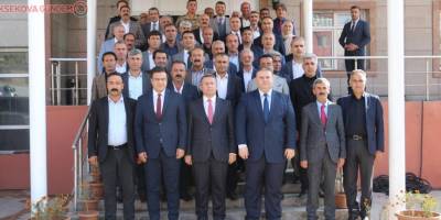 Kaymakam Çimşit, muhtarlarla bir araya geldi