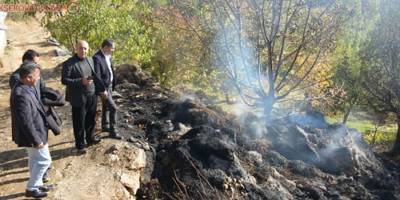 Şemdinli'de 7 bin bağ ot ve 13 ton saman kül oldu