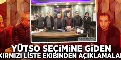 YÜTSO Adaylığına Yarışan 'Kırmızı Liste Ekibi' Projelerini Anlattı