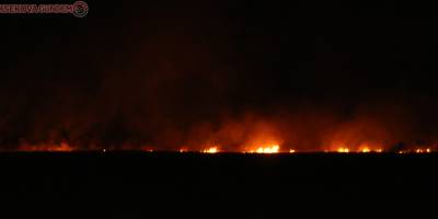 Yüksekova'nın kuş cenneti 4 gündür alev alev yanıyor