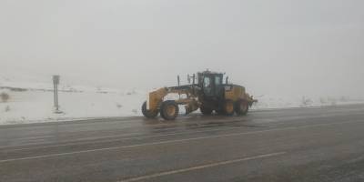 Van’da kar yağışı ve sis etkili oldu