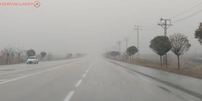 Van'ın yüksek kesimlerinde sis etkili oldu