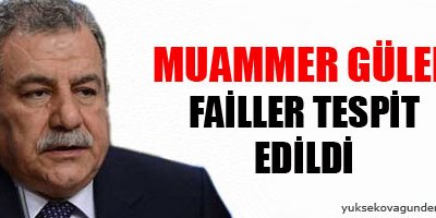 Güler: Failler tespit edildi