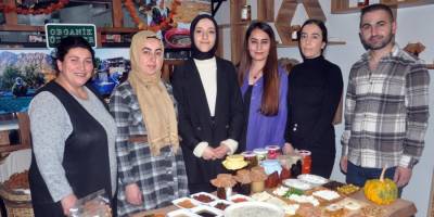 Yüksekova'da organik ürün satışına ve yöresel yemeklere kadın eli değdi