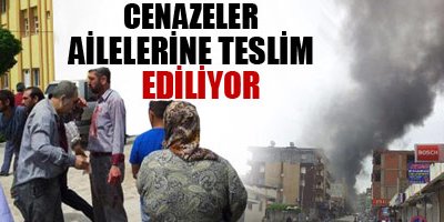 Cenazeler ailelere teslim ediliyor