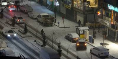 Yüksekova'da Kar Yağışı