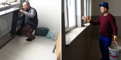 Yüksekova'da Gönüllü Usta Öğreticiler ve Öğrencileri Okul Onardılar