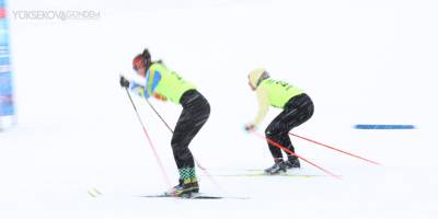 Yüksekova'da kayaklı koşu eleme yarışmaları yapıldı