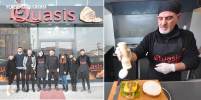 Yüksekova'da 'QUASİS' Hamburger isimli iş yeri açıldı