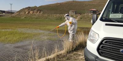 Yüksekova Belediyesi Sinek ve Haşerelere karşı ilaçlama çalışması başlattı