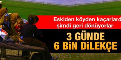 3 günde 6 bin dilekçe verildi