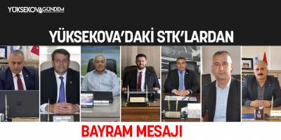 Yüksekova'daki STK'lardan bayram mesajları