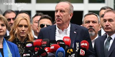 Muharrem İnce, Cumhurbaşkanı adaylığından çekildi