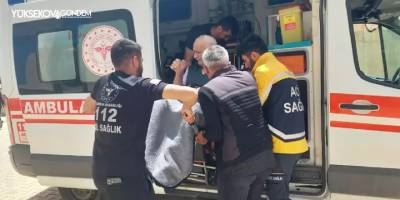 Oy kullanmak için ambulans ile sandık başına geldi