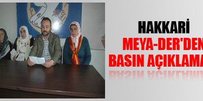 Meya-Der'den basın açıklaması
