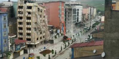 Yüksekova'da kentsel dönüşüm çalışması sürüyor