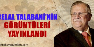 Talabani'nin görüntüleri yayınlandı