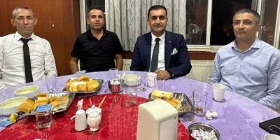 Yüksekova'da Halk Eğitim Müdürü Canan'a veda yemeği