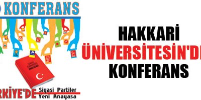 Hakkari üniversitesin'den konferans