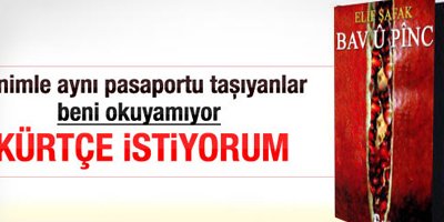 Elif Şafak: Kitaplarım Kürtçe'ye çevrilsin