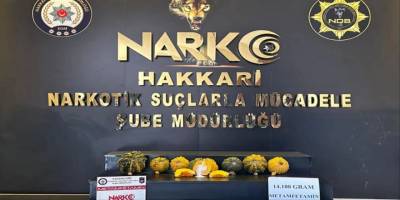 Hakkari'de 14 kilo 100 gram uyuşturucu ele geçirildi