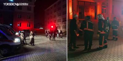 Yüksekova’da okul pansiyonunda yangın
