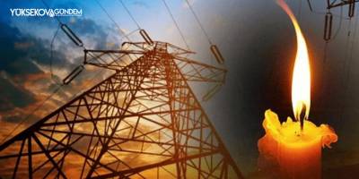 Yüksekova ve Derecik’te elektrik kesintisi olacak!