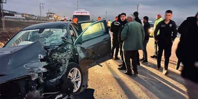 Yüksekova'da trafik kazası: 2 yaralı