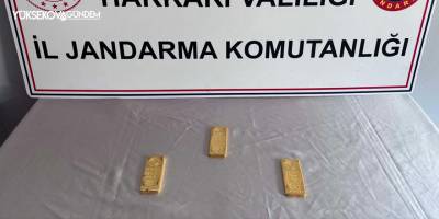 Yüksekova'da 3 kilo külçe altın ele geçirildi