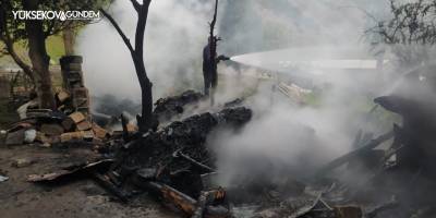 Hakkari’de korkutan yangın