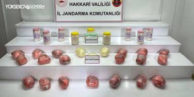 Yüksekova'da 34 kilo 638 gram metamfetamin ele geçirildi