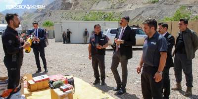 Vali Çelik deprem hazırlık çalışmalarını yerinde inceledi