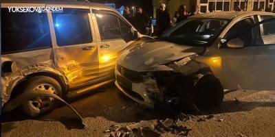 Yüksekova'da trafik kazası: 1 yaralı