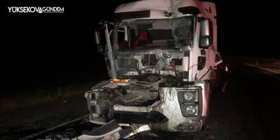 Cizre'de trafik kazası: 1 ölü