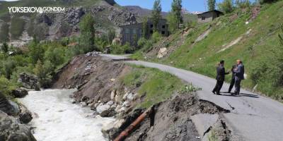 Hakkari Bağlar alternatif yolu yeniden ulaşıma açıldı