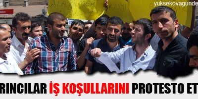 İş Koşulları ProtestoEdildi