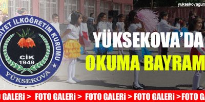 Yüksekova'da Okuma Bayramı