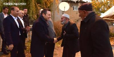 Vali Yardımcısı Karadağ Yüksekova Köylerini gezdi