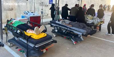 Derecik'te deprem ve yangın tatbikatı