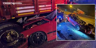 Yüksekova’da Trafik Kazası: 1 Kişi Ağır Yaralandı